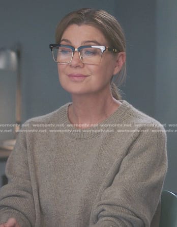 Meredith’s eyeglasses on Greys Anatomy