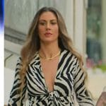 Lisa Victoria’s zebra stripe mini dress on Selling the OC