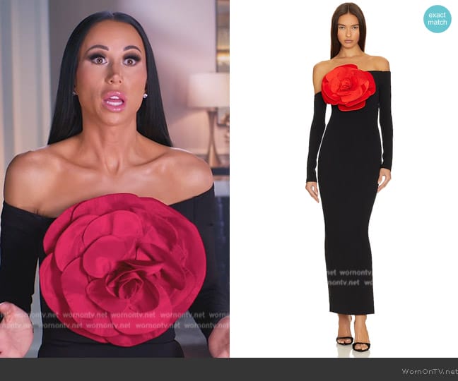 Miscreants Charlotte Rose Dress worn by  on The Real Housewives of New Jersey