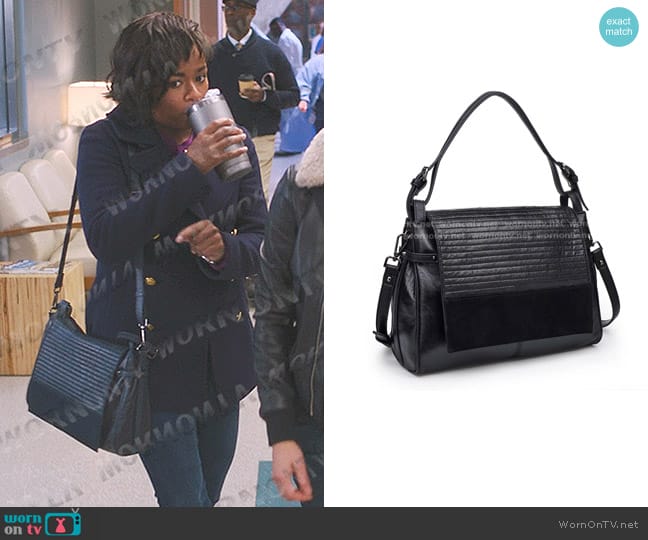 Moda Luxe Lucy Messenger worn by Simone Griffith (Alexis Floyd) on Greys Anatomy