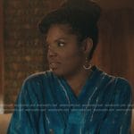 Nina’s blue velvet robe on The Chi