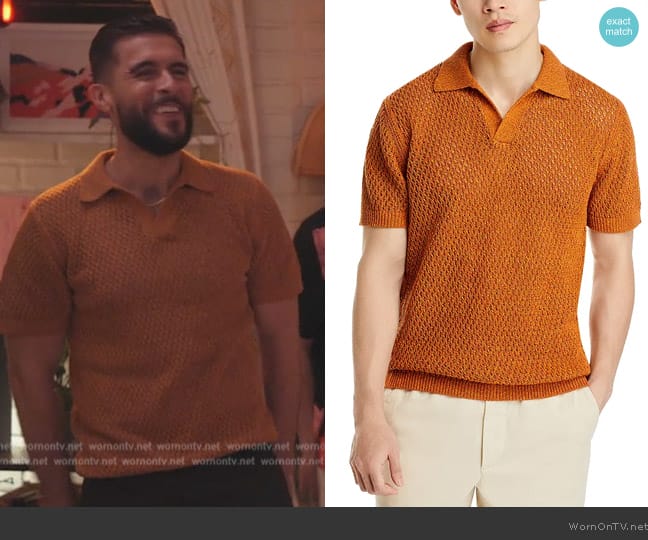 NN07 Ryan 6632 Regular Fit Polo worn by Josh Segarra (Josh Segarra) on Abbott Elementary