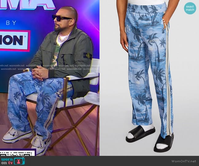 Palm Angels Sunset Sweatpants worn by Sean Paul on Good Morning America