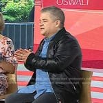 Patton Oswalt's green star sneakers on Today