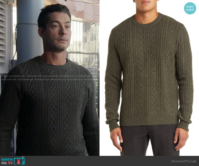 WornOnTV: Doug’s grey cable knit sweater on 9-1-1 | Clothes and ...