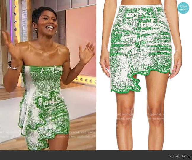 PH% Alani Mini Skirt worn by Emayatzy Corinealdi on Sherri