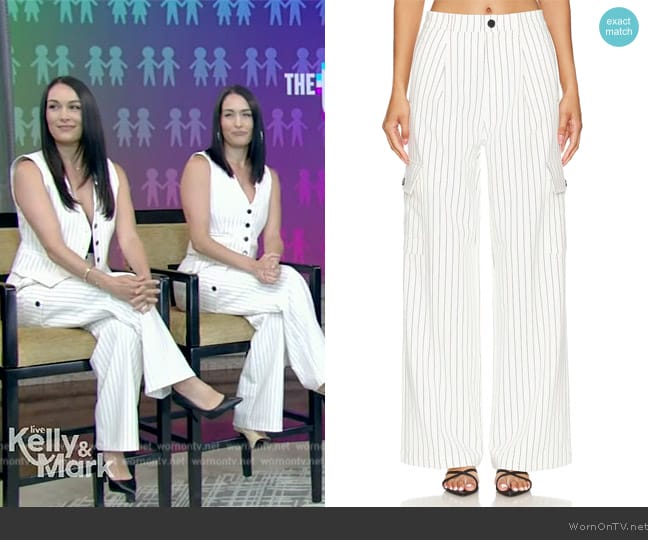 Pistola Brynn Pant worn by Brie Bella and Nikki Bella on Live with Kelly and Mark