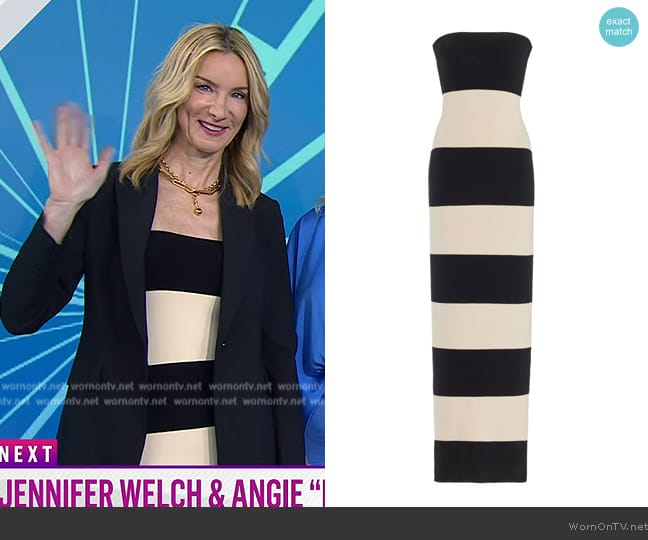 WornOnTV: Jennifer Welch’s stripe dress on Today | Clothes and Wardrobe ...