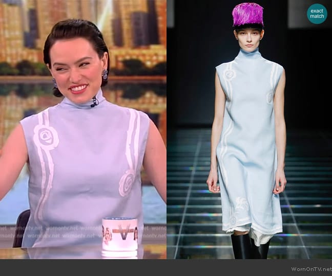 Prada 2024 Fall Winter Collection worn by Daisy Ridley on The View