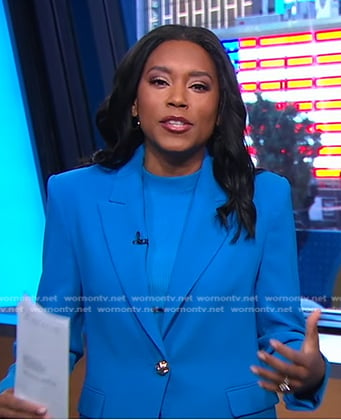 Rachel's blue blazer on Good Morning America