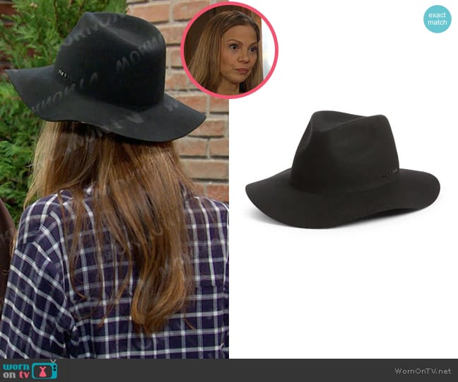 Rag & Bone City Felted Wool Fedora worn by Ava Vitali (Tamara Braun ) on Days of our Lives