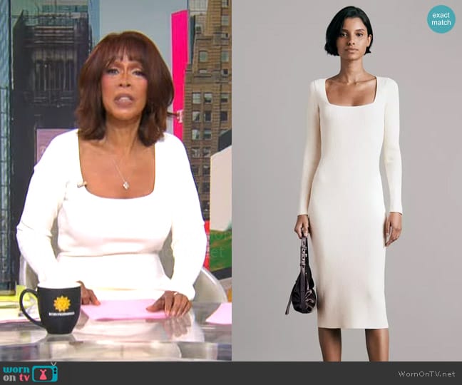 Rag and Bone Asher Dress worn by Gayle King on CBS Mornings