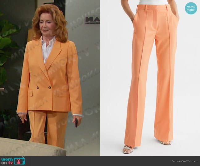 Reiss Emmy Wide-Leg Trousers worn by Maggie Horton (Suzanne Rogers) on Days of our Lives