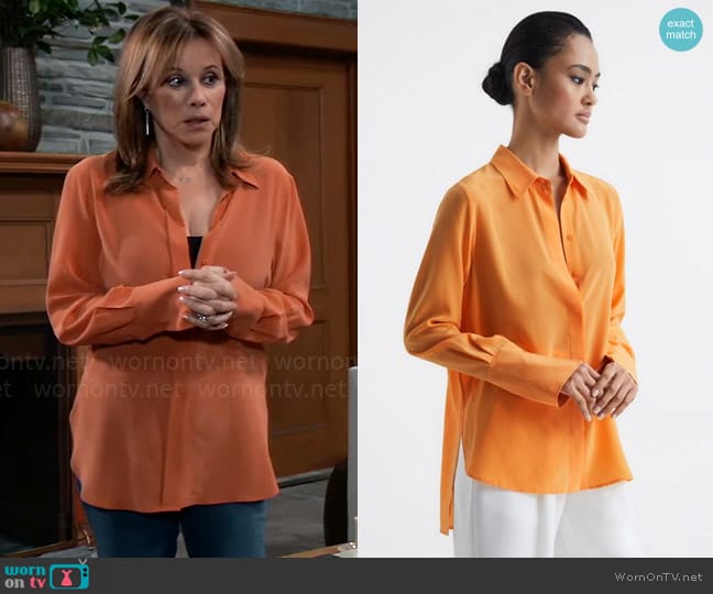 Reiss Kia Shirt worn by Alexis Davis (Nancy Lee Grahn) on General Hospital