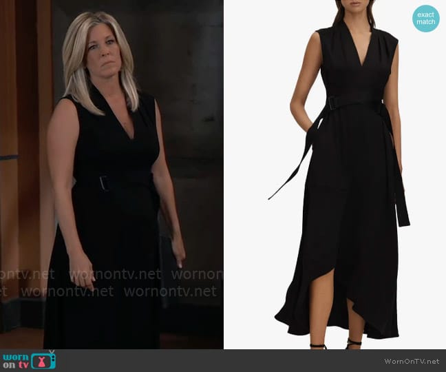 Reiss Raya Dress worn by Carly Spencer (Laura Wright) on General Hospital