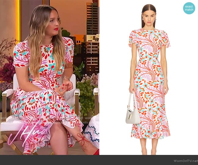 Rhode Lulani Dress worn by Camilla Luddington on The Jennifer Hudson Show