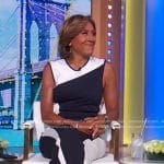 Robin’s wave colorblock dress on Good Morning America