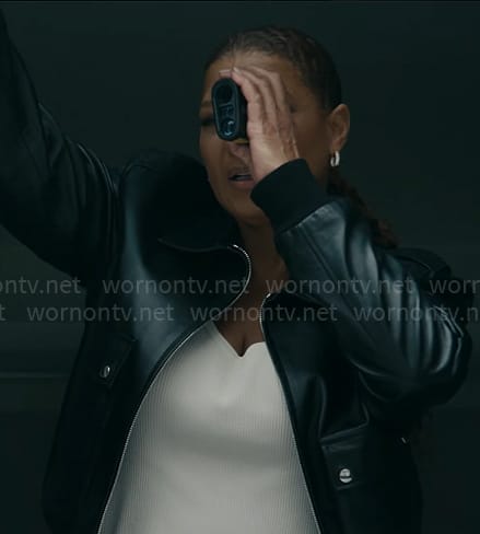 Robyn's leather jacket on The Equalizer