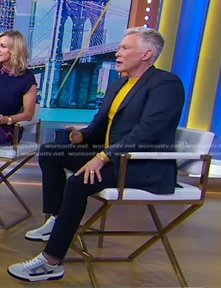 Sam Champion’s sneakers on Good Morning America