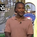 Scott's brown polo on Access Hollywood