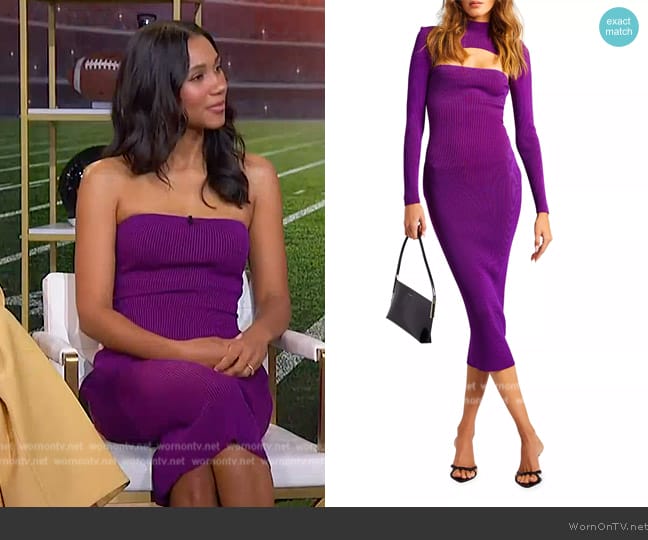 Retrofete Rosalina Rib Knit Set worn by Greta Onieogou on The Jennifer Hudson Show