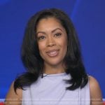 Shirleen’s light blue sleeveless jumpsuit on Good Morning America
