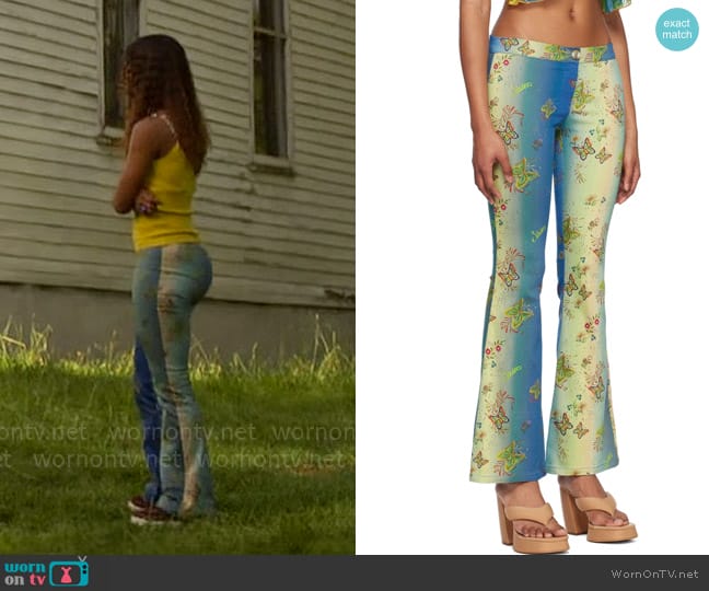 Siedres Blufly Trousers worn by Faran Bryant (Zaria) on Pretty Little Liars Original Sin