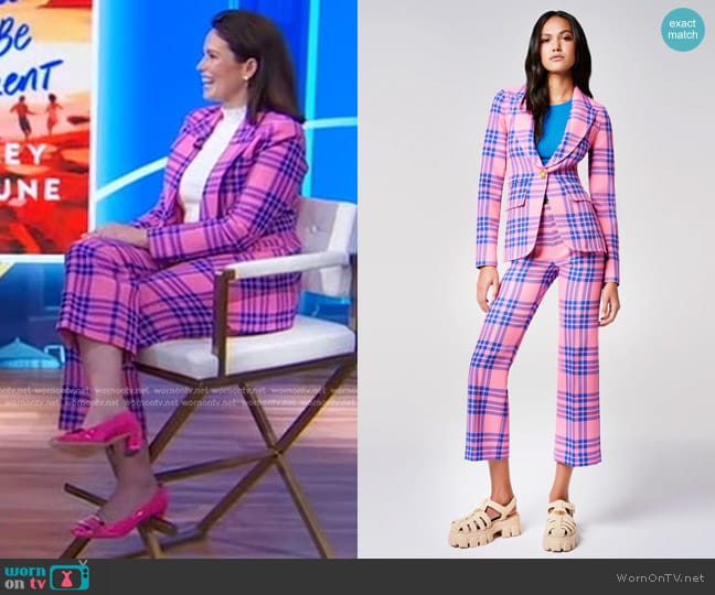 Smythe Hutton Blazer and Pants worn by Carley Fortune on Good Morning America