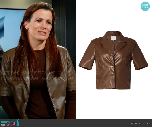 Sundays Dawson Top worn by Chelsea Lawson (Melissa Claire Egan) on The Young and the Restless