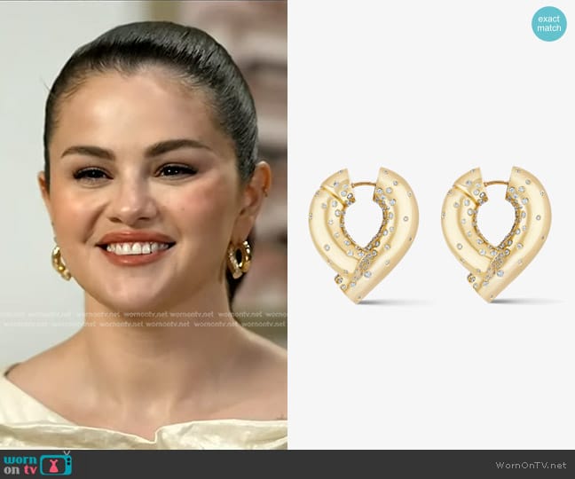 Tabayer Oera Earrings worn by Selena Gomez on Today