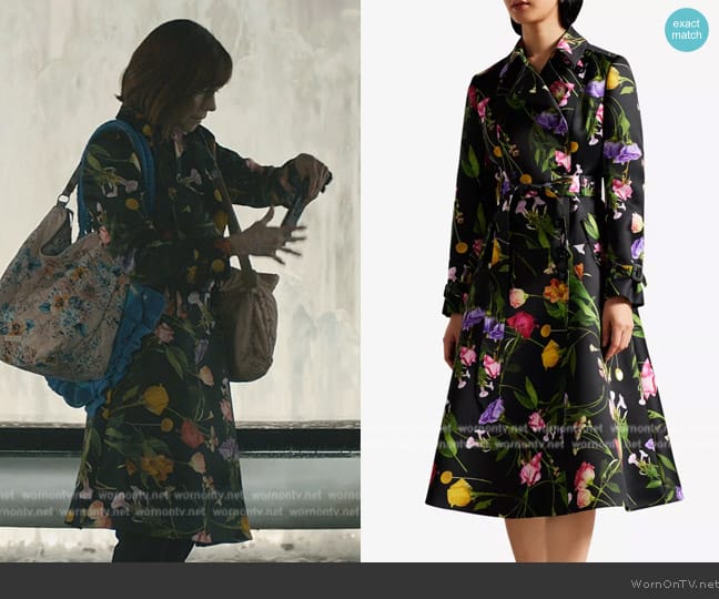 Ted Baker Double-Breasted Trench Coat worn by Elsbeth Tascioni (Carrie Preston) on Elsbeth