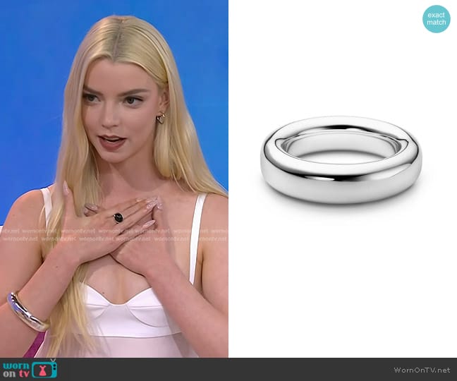 Elsa Peretti at Tiffany & Co. Doughnut Bangle worn by Anya Taylor-Joy on Today