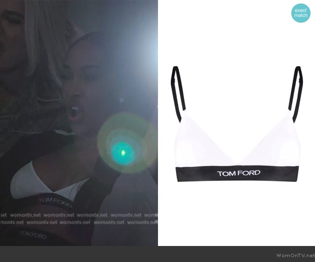 Tom Ford Modal Signature Bra worn by Malika Haqq (Malika Haqq) on The Kardashians