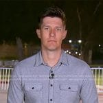 Trevor Ault's grey button down shirt on Good Morning America