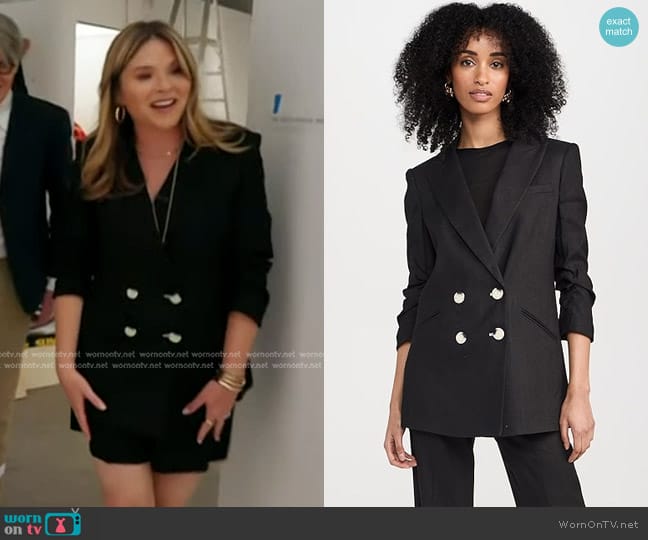 Veronica Beard Kiernan Dickey Jacket worn by Jenna Bush Hager on Today