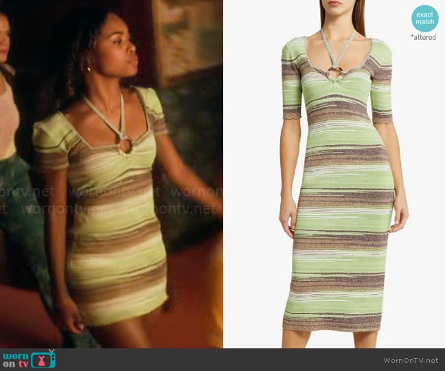 Veronica Beard Kante Dress worn by Faran Bryant (Zaria) on Pretty Little Liars Original Sin