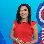 Vicky’s ref ruffle jumpsuit on Today