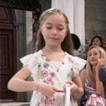 Violet’s flower girl dress on General Hospital