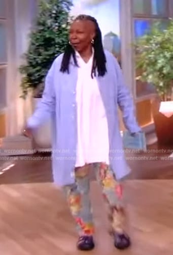 Whoopi’s embroidered jeans on The View