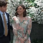 Willow's floral bridesmaid dress on General Hospital