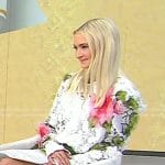 Zanna Roberts Rassi's white floral embroidered blouse on Today