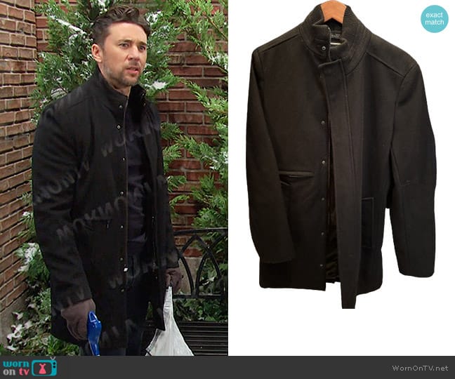 Zara Trench Coat worn by Chad DiMera (Billy Flynn) on Days of our Lives