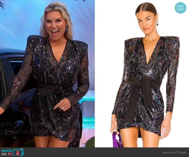 Zhivago Camille Mini Dress worn by Amber Lancaster on The Price is Right