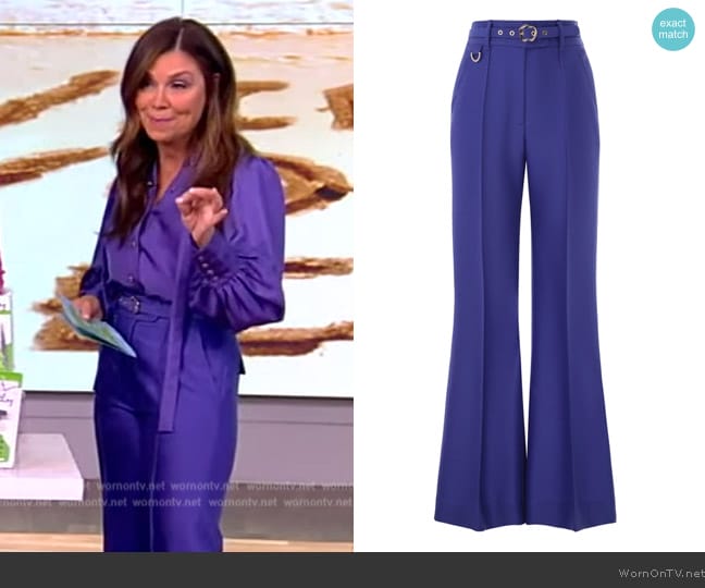 Zimmermann Natura Flare Pants worn by Gretta Monahan on The View