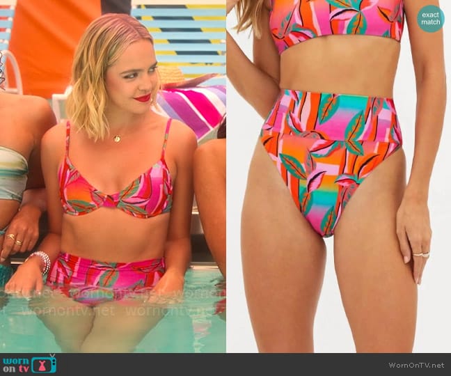 Beach Riot Highway Bottom In Palm Beach worn by Imogen Adams (Bailee Madison) on Pretty Little Liars Original Sin