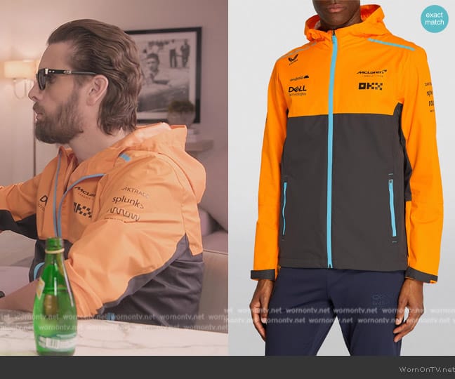 Castore x McLaren F1 Team Hooded Jacket worn by Scott Disick (Scott Disick) on The Kardashians