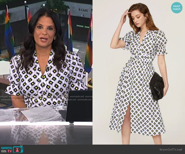 Diane von Furstenberg Erica Dress worn by Darlene Rodriguez on Today