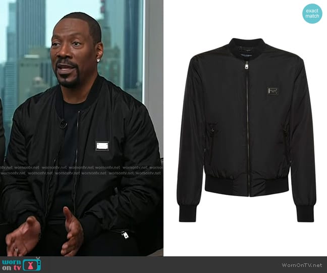 Dolce & Gabbana Essential Logo Casual Jacket worn by Eddie Murphy on Today