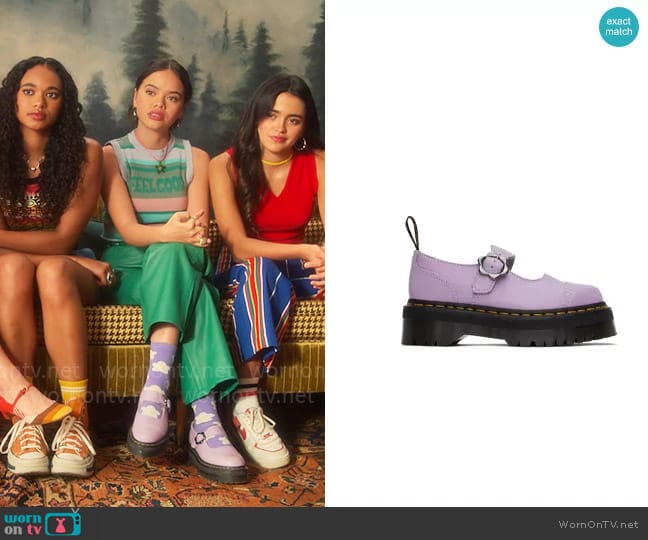 Dr Martens Addina Flower Oxfords worn by Minnie 'Mouse' Honrada (Malia Pyles) on Pretty Little Liars Original Sin