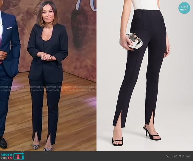 Favorite Daughter The Suits You Leggings in Night Sky worn by Eva Pilgrim on Good Morning America